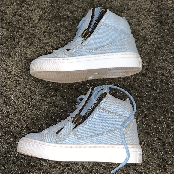 Giuseppe Zanoti Denim sneakers size 21 - Picture 2 of 5